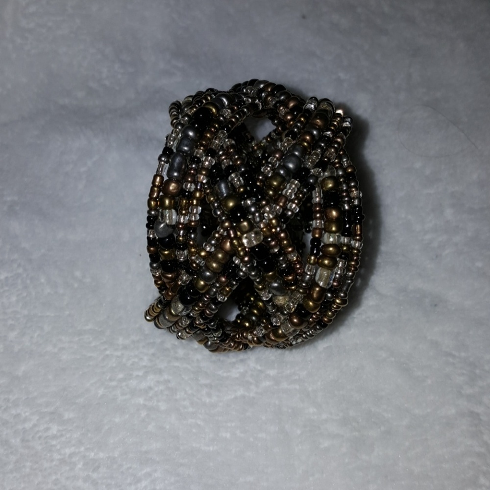 Guess Brand beaded cuff bracelet
